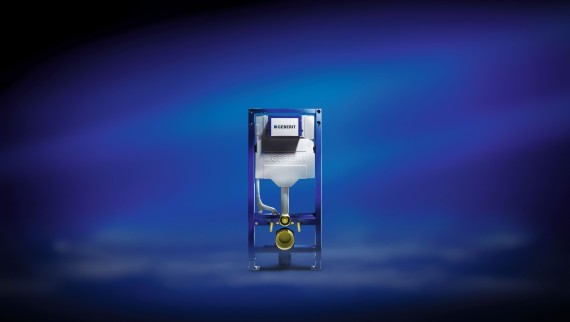 Geberit Duofix-seinä-wc-asennuselementti (© Geberit)