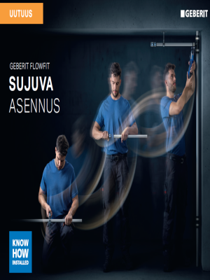 Sujuva asennus - Geberit FlowFit