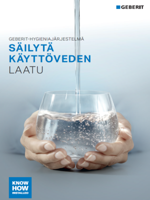 Geberit-hygianiajärjestelmä - Säilytä käyttöveden laatu