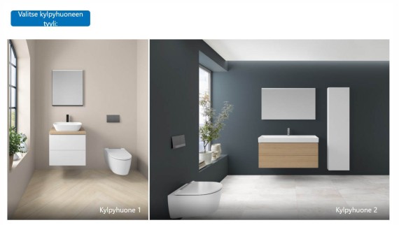 Suunnittele kylpyhuoneesi kylpyhuoneen suunnittelutyökalulla helposti ja nopeasti Suunnittele kylpyhuoneesi kylpyhuoneen suunnittelutyökalulla helposti ja nopeasti