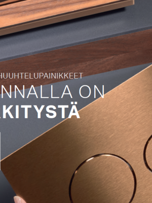 Geberit-huuhtelupainikkeet 2025 - Valinnalla on merkitystä
