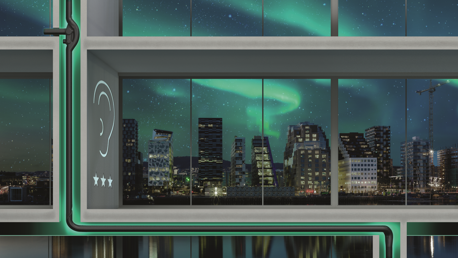 Tilojen parempi muunneltavuus ja viemäröinnin äänenhallinta on ratkaistu Geberitin SuperTube-teknologian avulla Tilojen parempi muunneltavuus ja viemäröinnin äänenhallinta on ratkaistu Geberitin SuperTube-teknologian avulla