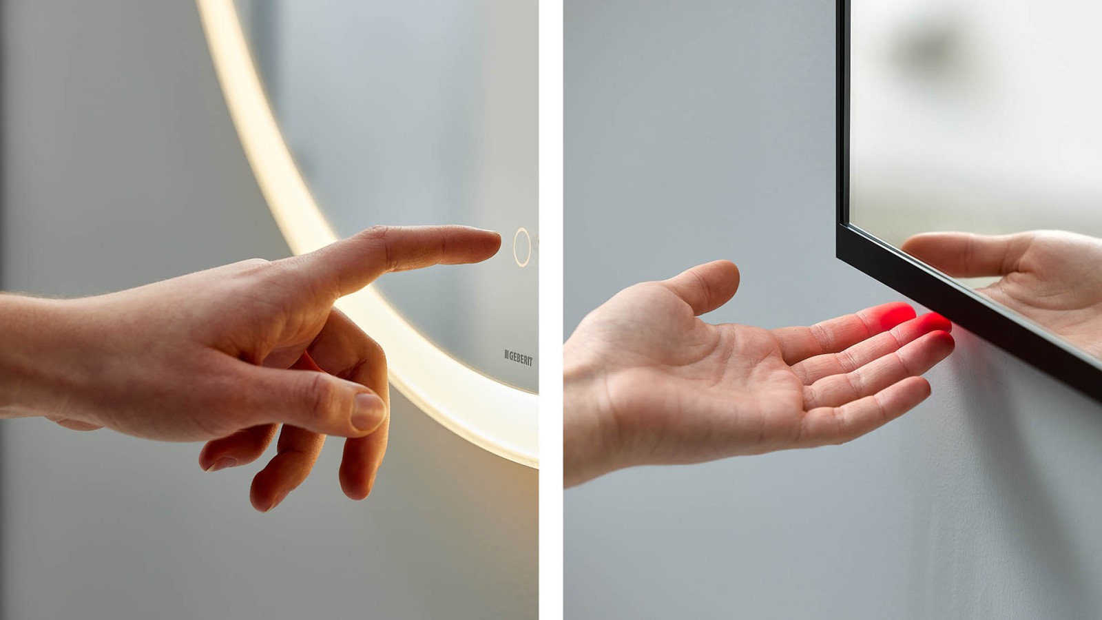 Kosketustoiminnolla toimivat peilit Kosketustoiminnolla toimivat peilit