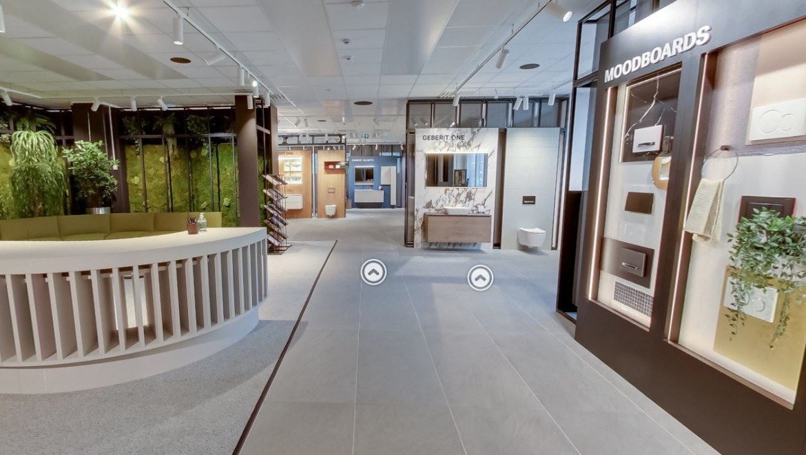 Geberit virtuaalinäyttely Vantaan showroomistamme Geberit virtuaalinäyttely Vantaan showroomistamme