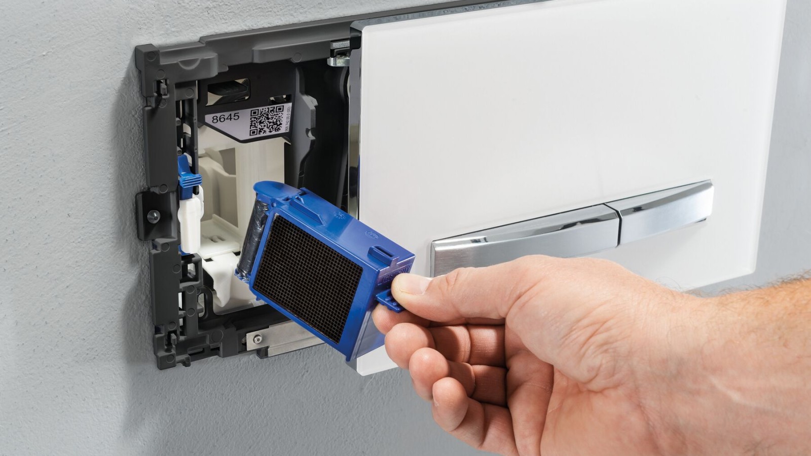 Geberit Sigma50 Geberit DuoFresh -moduulilla