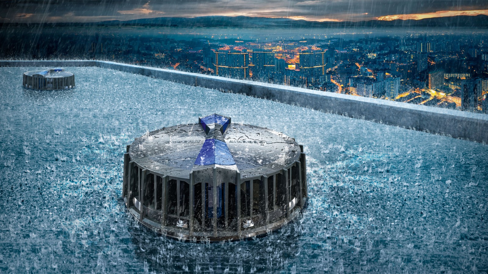 Geberit Pluvia -kattoviemäri Geberit Pluvia -kattoviemäri