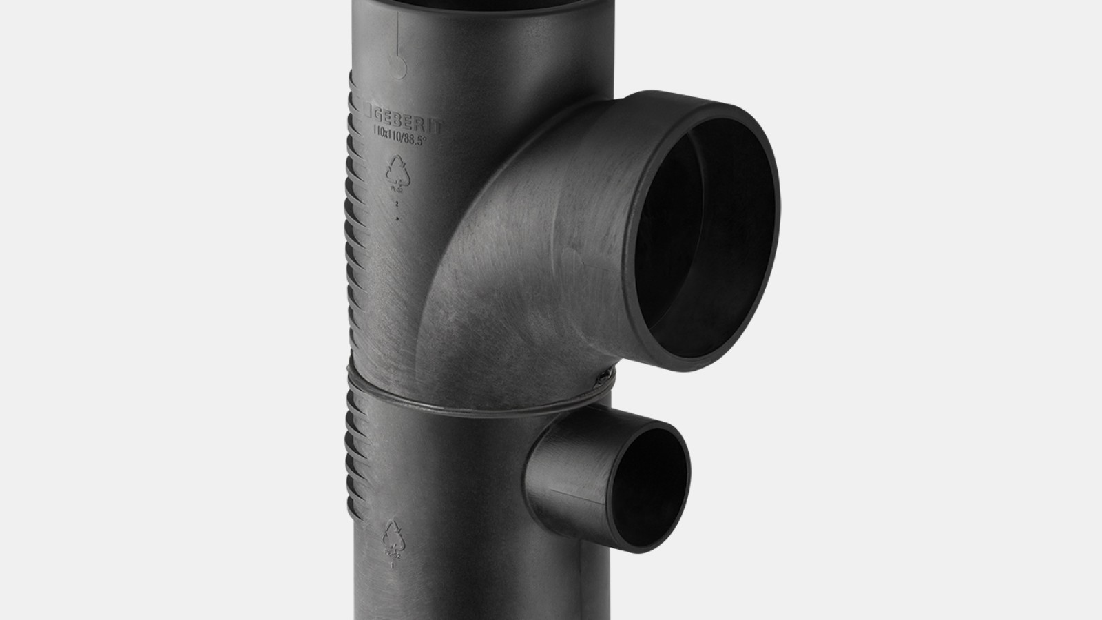 Geberit Silent-db20 -yhdistelmähaarayhde 88,5°