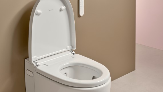 Geberit AquaClean Mera - wc-istuinrenkaan lämmitystoiminnolla Geberit AquaClean Mera - wc-istuinrenkaan lämmitystoiminnolla