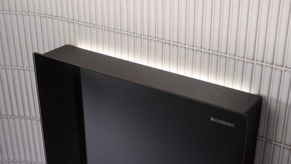 Geberit Monolith LED-mukavuusvalolla Geberit Monolith LED-mukavuusvalolla