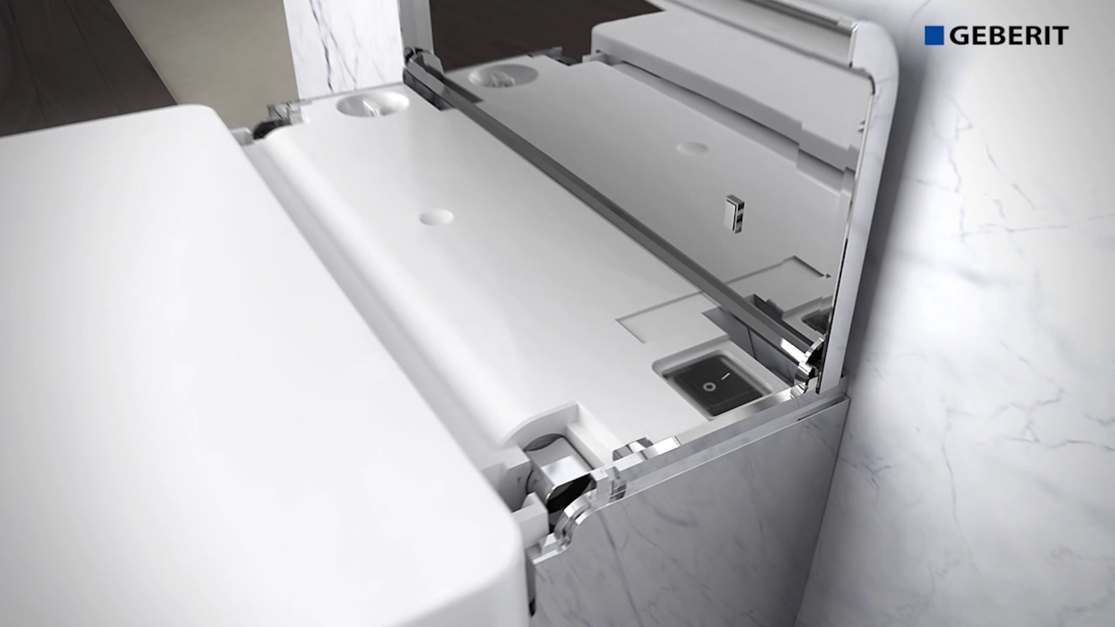 AquaClean pesu-wc-istuimen kytkeminen päälle AquaClean pesu-wc-istuimen kytkeminen päälle