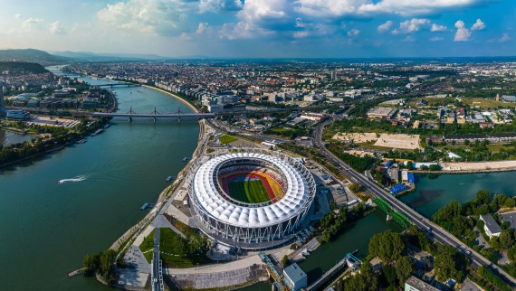Budapestin kansallinen yleisurheilustadion (© ZGPhotography / Alamy Stock Photo) Budapestin kansallinen yleisurheilustadion (© ZGPhotography / Alamy Stock Photo)