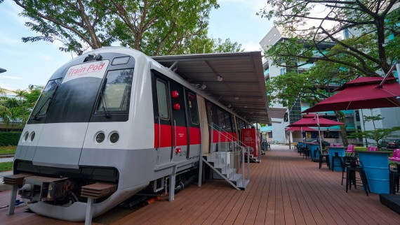 Train Pod Hotelli Singaporessa (© Watson Lau) Train Pod Hotelli Singaporessa (© Watson Lau)
