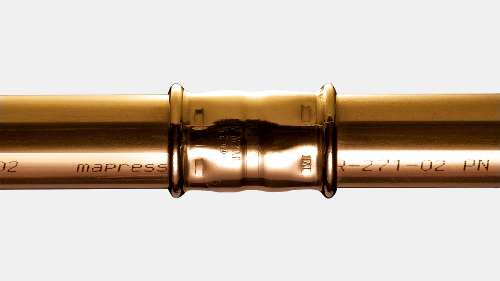 Geberit Mapress CuNiFe -muhvilla puristetut Geberit Mapress CuNiFe -järjestelmäputket Geberit Mapress CuNiFe -muhvilla puristetut Geberit Mapress CuNiFe -järjestelmäputket