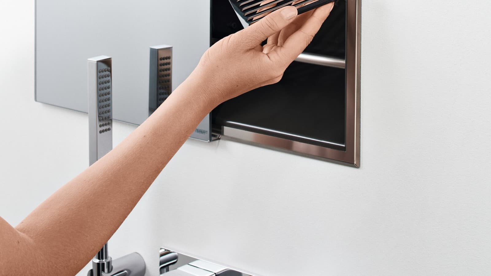 Upotettava -suihkuhylly Upotettava -suihkuhylly