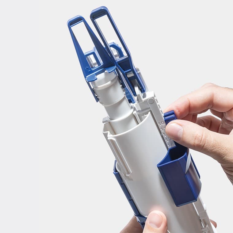 Geberit 212 -huuhteluventtiilin huuhtelumäärän asetus Geberit 212 -huuhteluventtiilin huuhtelumäärän asetus