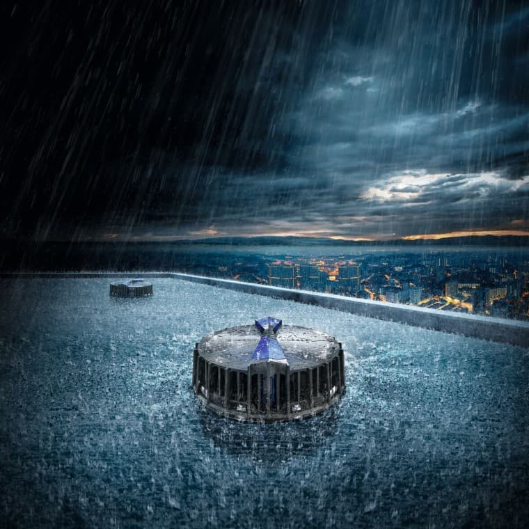 Aktiivinen kattovedenpoisto Geberit Pluvia -ratkaisulla Aktiivinen kattovedenpoisto Geberit Pluvia -ratkaisulla