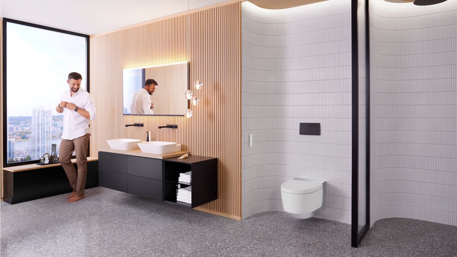 Geberit AquaClean Mera Comfort -pesu-wc-istuin Geberit AquaClean Mera Comfort -pesu-wc-istuin