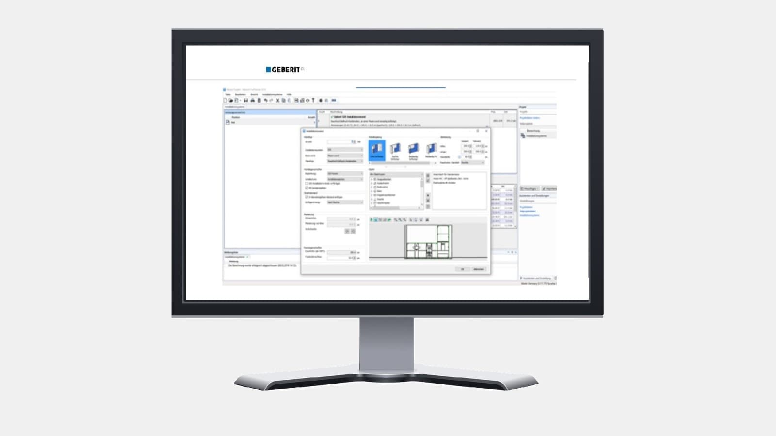 Geberit tarjoaa ammattilaisille laajan valikoiman digitaalisia suunnittelutyökaluja, kuten Geberit ProPlanner Geberit tarjoaa ammattilaisille laajan valikoiman digitaalisia suunnittelutyökaluja, kuten Geberit ProPlanner