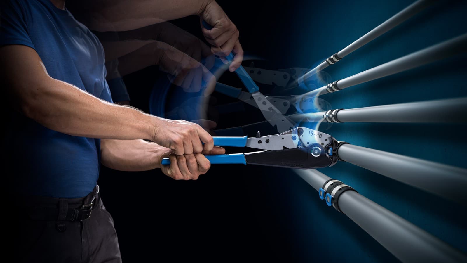 Geberit FlowFit: ei enää työkalujen vaihtoa Geberit FlowFit: ei enää työkalujen vaihtoa